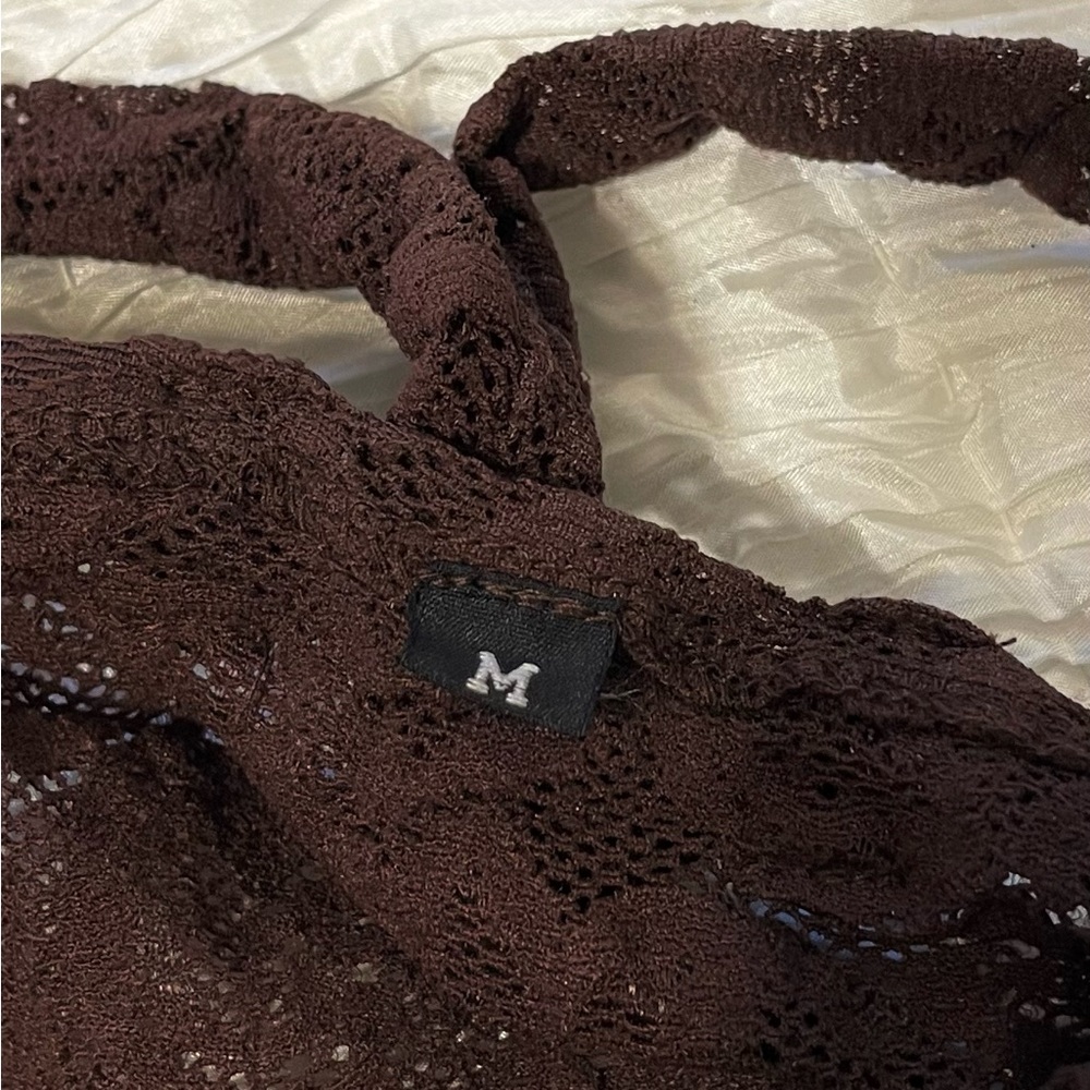 NWOT MISS BE by EMMANUELLE BLANC Lacy Halter Dress!🥀 - Picture 4 of 15